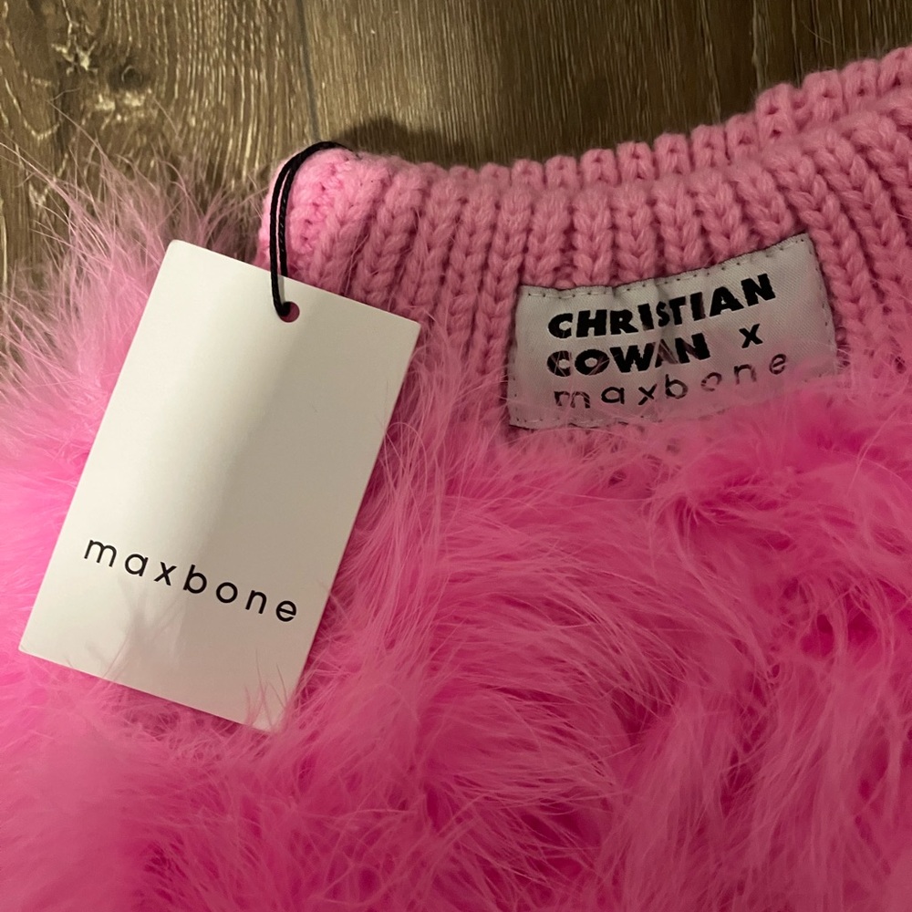 Christian Cowan Maxbone Dog Knit Feather Jumper - Picture 4 of 6